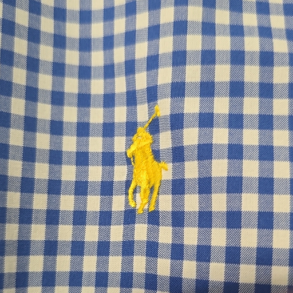 Polo by Ralph Lauren Men's Blue Checkered Shirt - Picture 3 of 5